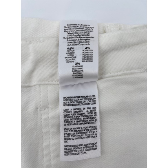 MOTHER Patch Pocket‎ Private Ankle Fray Jeans in Fairest of Them All Size 33 - Picture 10 of 11